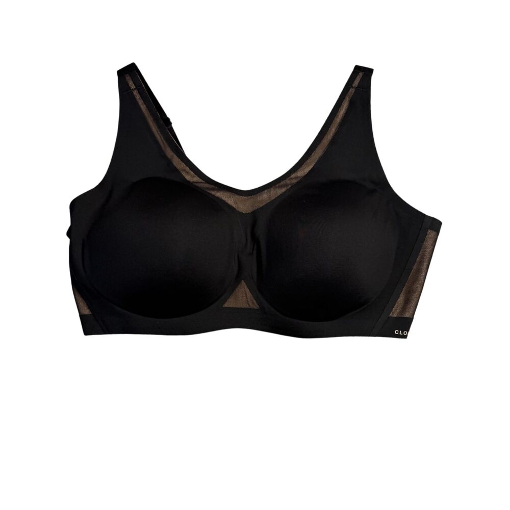 Honeylove Cloudfuse V Neck Black Tan Bra Size 3X+